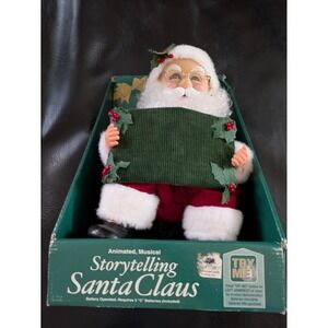 2003 Storytelling Santa Claus Musical Twas The Night Before Christmas NEW